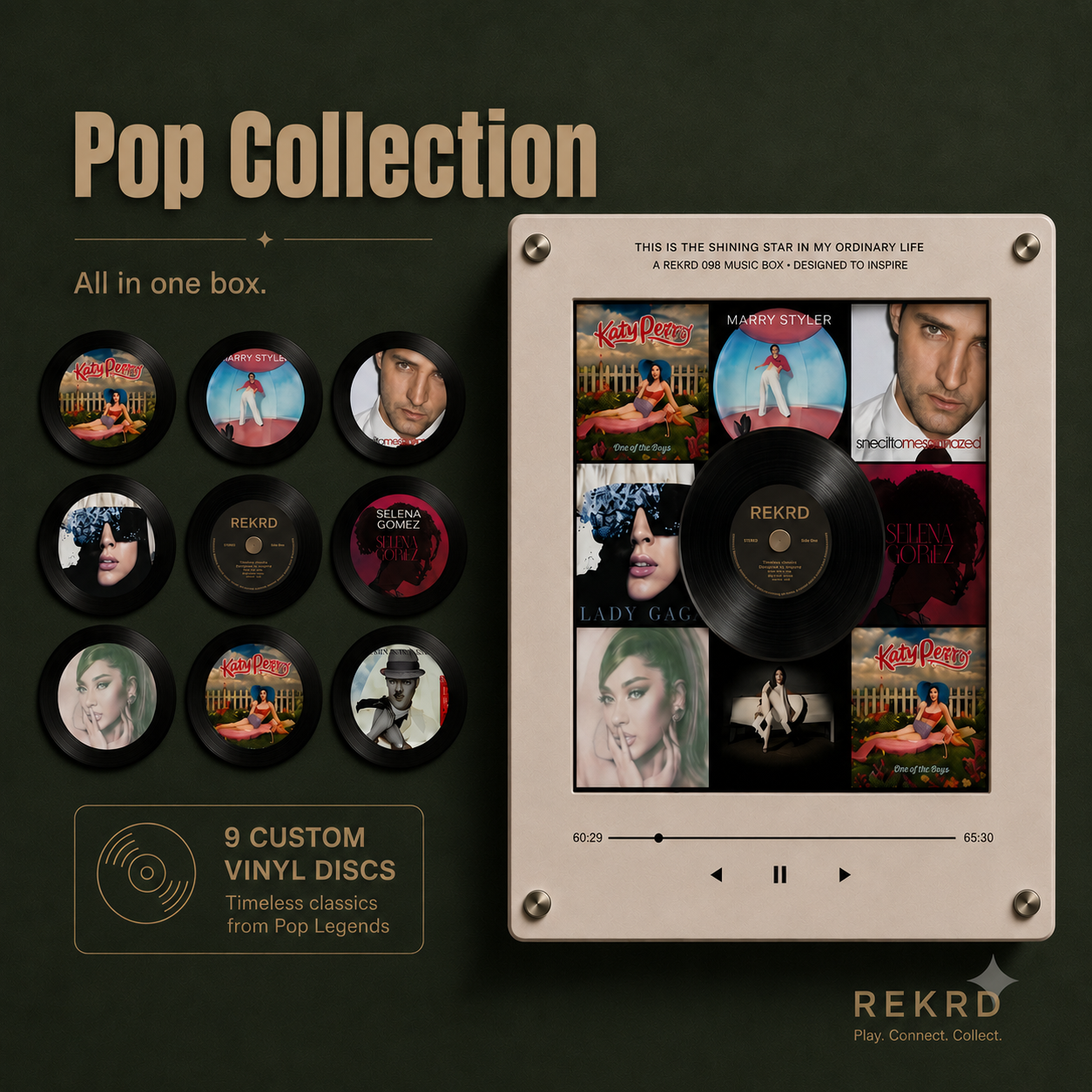REKRD ONE™ | Mini Vinyl Display Player