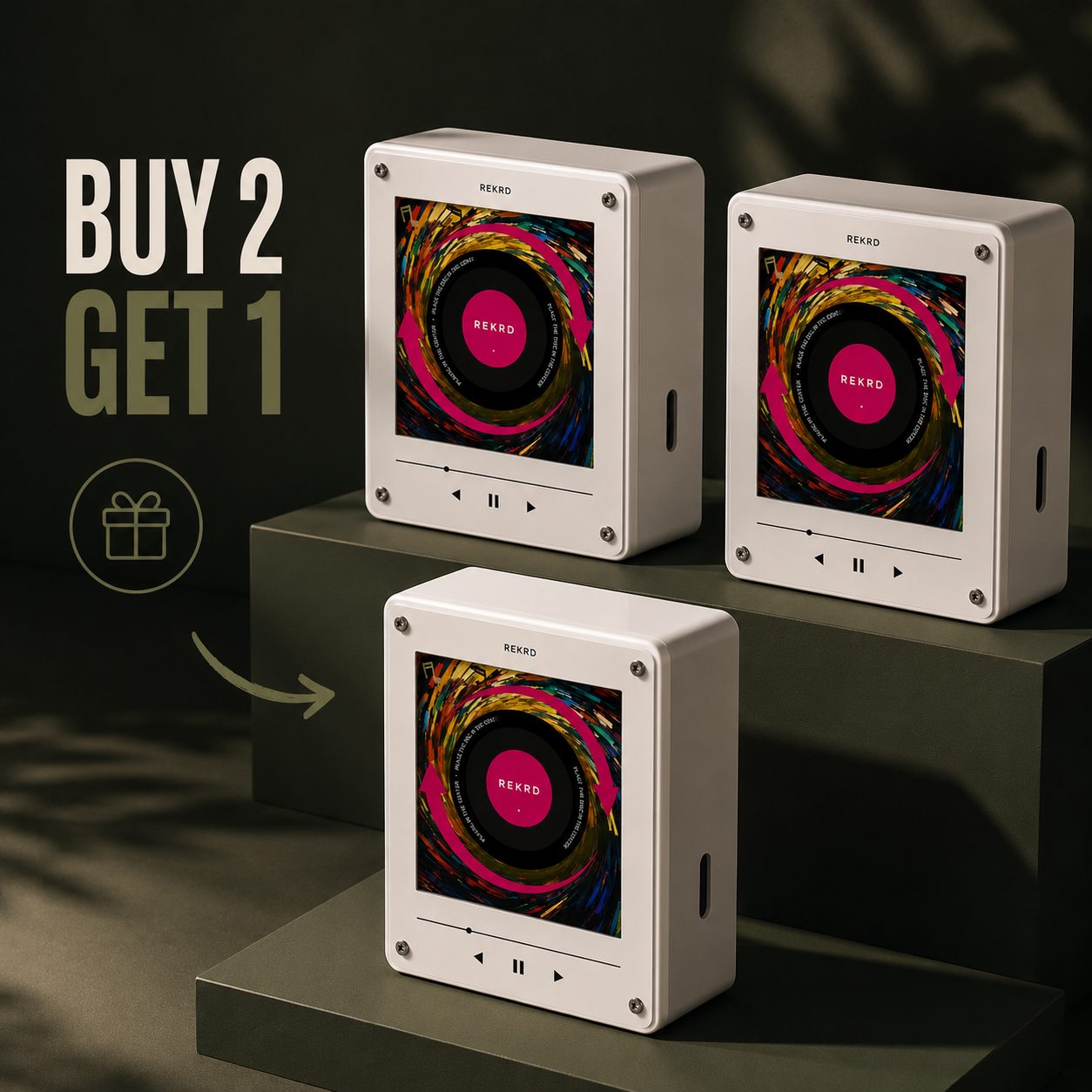 REKRD ONE™ | Mini Vinyl Display Player